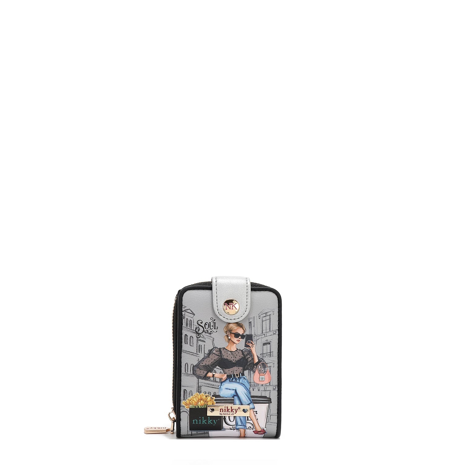 CARTERA PLEGABLE COMPACTA (URBAN COFFEE DREAM)
