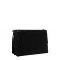 BOLSO CRUZADO CON CREMALLERA ACOLCHADO (NEGRO)