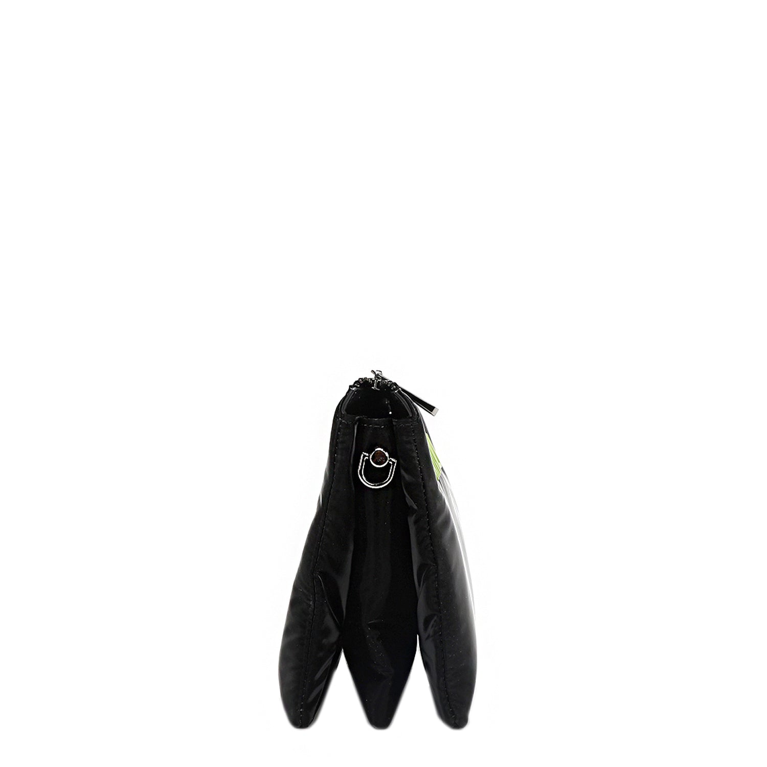 BOLSO CRUZADO CON CREMALLERA ACOLCHADO (NEGRO)
