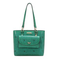 BOLSO TOTE CON COSTURAS (VERDE)