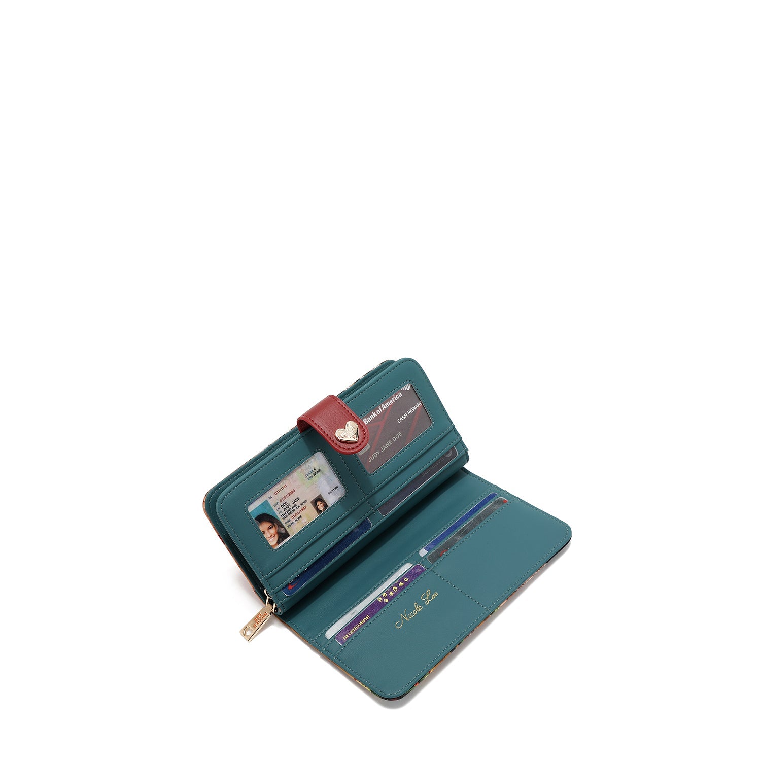 CARTERA PLEGABLE CON LA FIRMA DE NL CON CORREA (SUN & SAND)