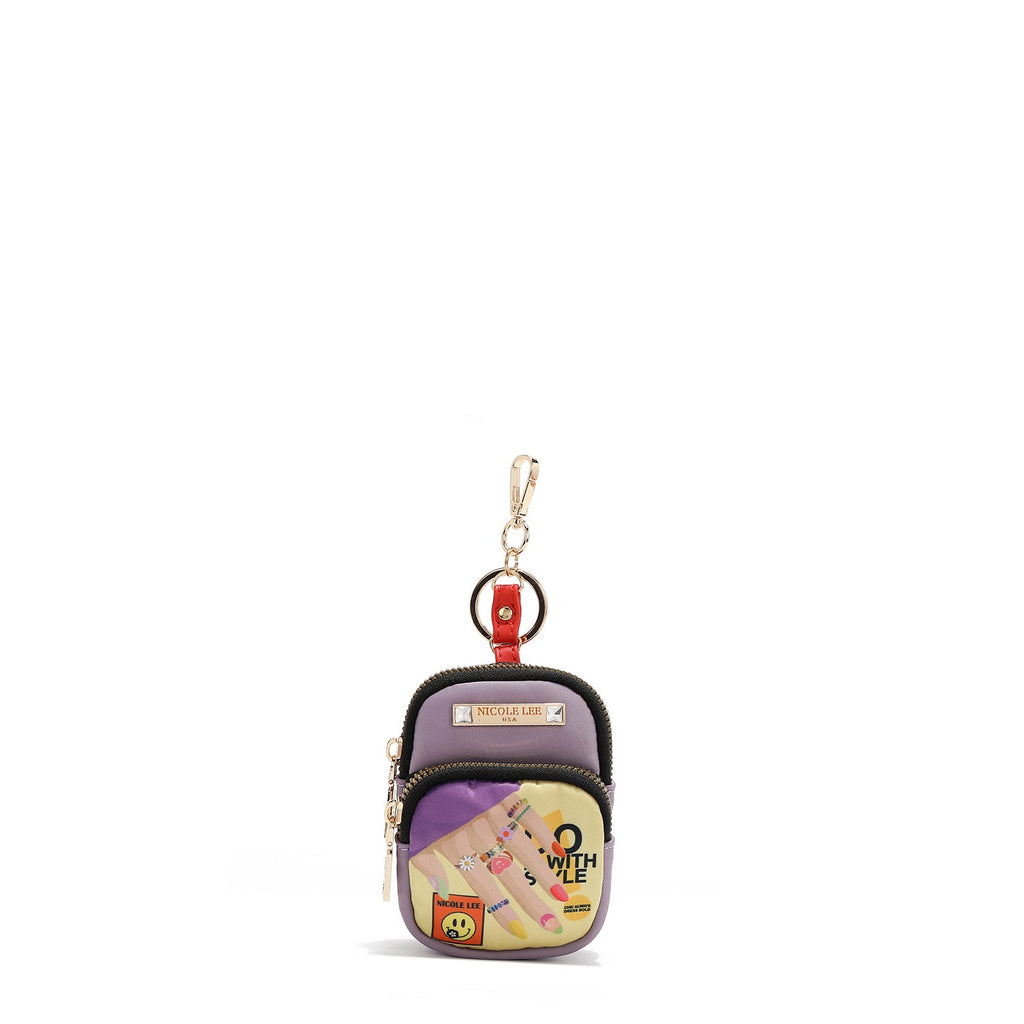 LLAVERO MOCHILA MINI MANDY (NAIL POLISH)