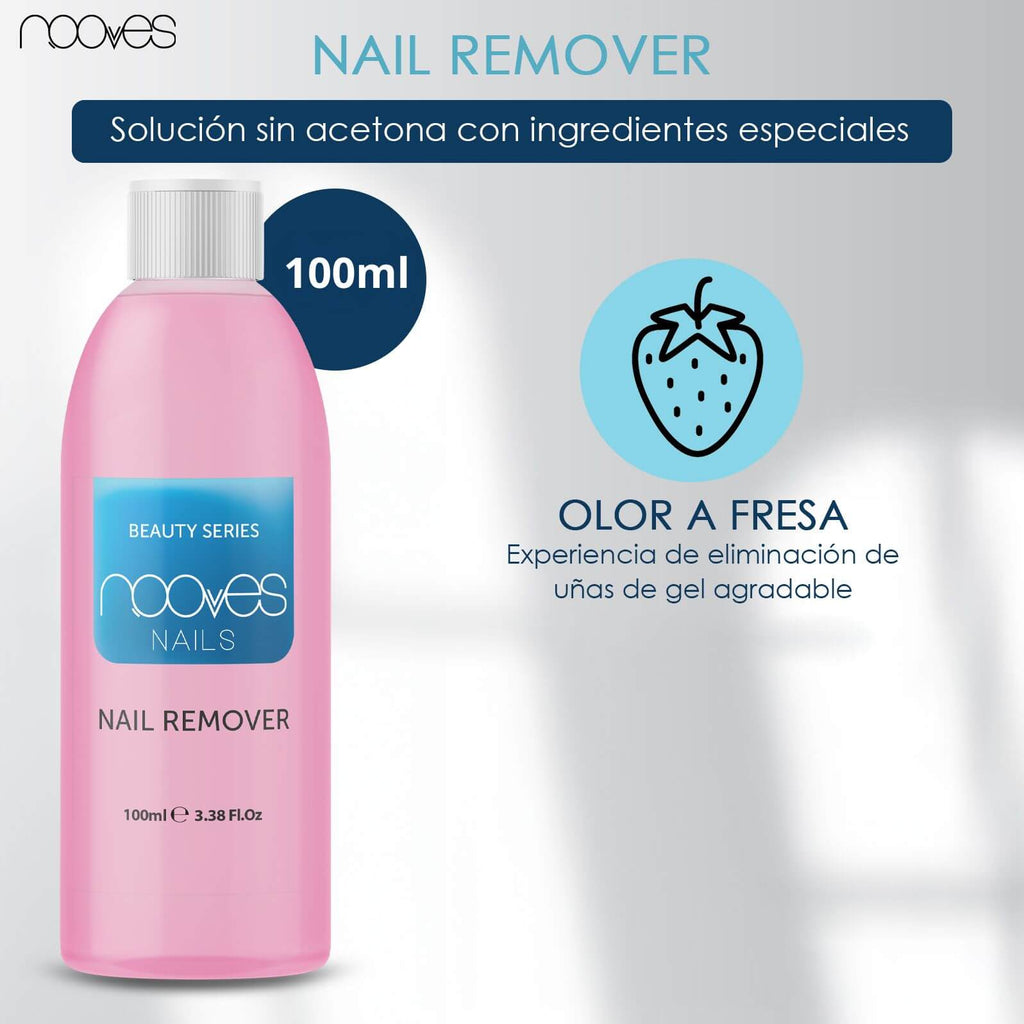 Starter Kit Beauty Plus - Pack de Iniciación con Top Coat, Nail Remover y neceser NOOVES