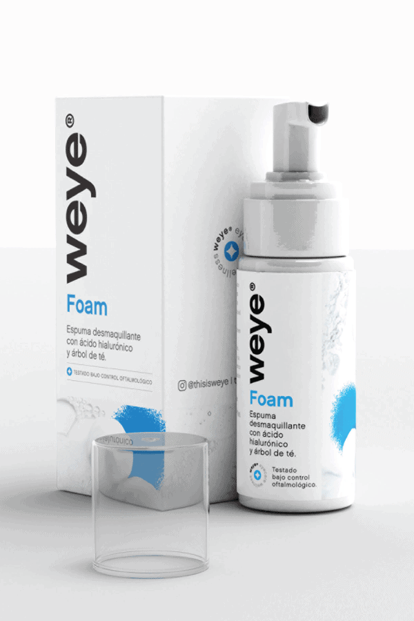 Foam - Limpieza suave para párpados y pestañas