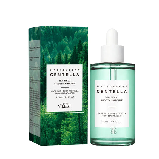 Madagascar Centella Asiatica Serum 55ml - Sensitive skin soothing formula with acne fighting，deep moisturizing benefits for face