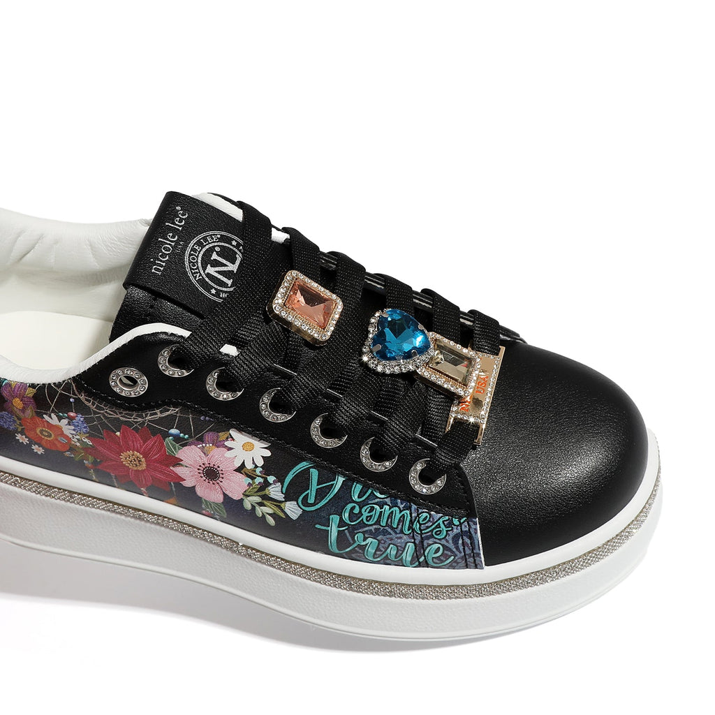 ZAPATILLAS DE MODA CON PEDRERÍA (DREAM COMES TRUE)