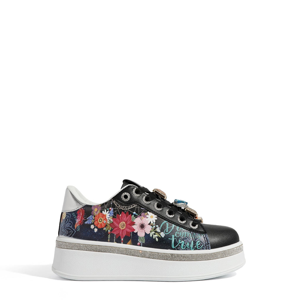 ZAPATILLAS DE MODA CON PEDRERÍA (DREAM COMES TRUE)