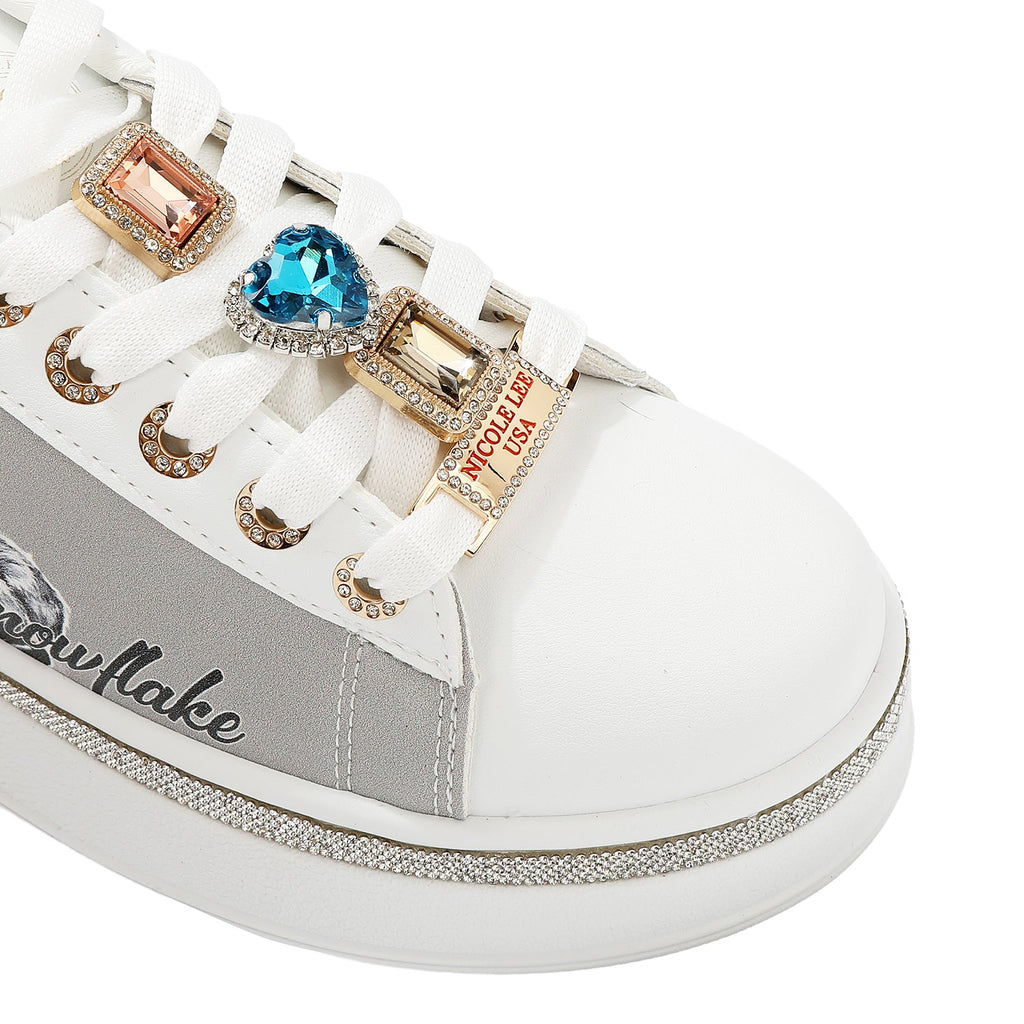 ZAPATILLAS DE MODA CON PEDRERÍA (MODA SNOWFLAKE)