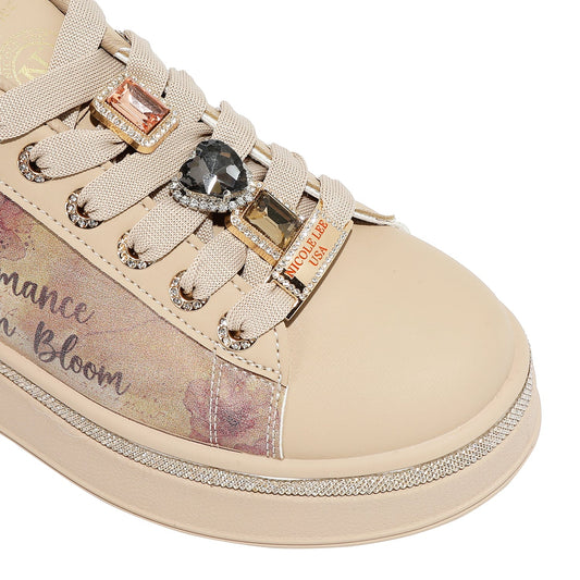 ZAPATILLAS DE MODA CON PEDRERÍA (REFLECTION OF LOVE)