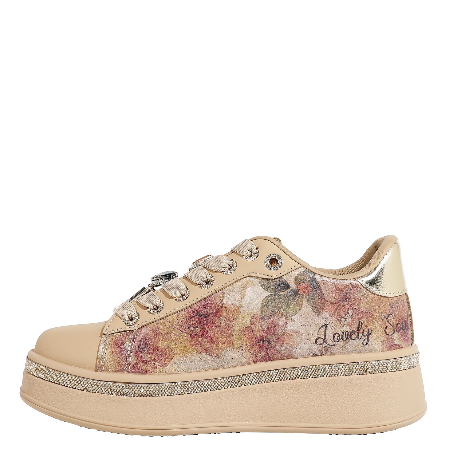 ZAPATILLAS DE MODA CON PEDRERÍA (REFLECTION OF LOVE)