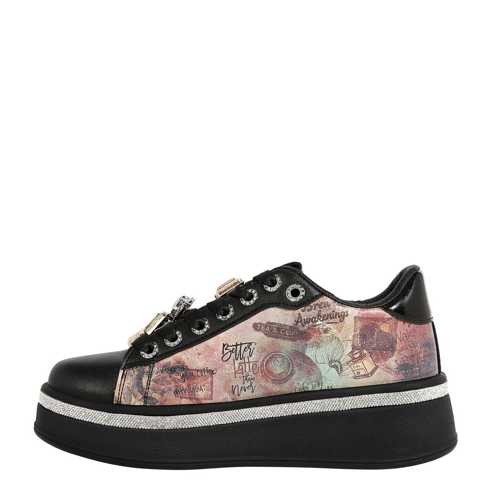 ZAPATILLAS DE MODA CON PEDRERÍA (VIRTUAL FRIEND)