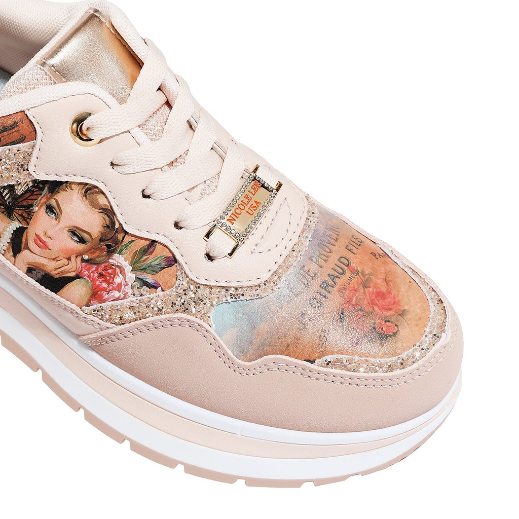 ZAPATILLAS BRILLANTES DE MODA (SABINA IMAGINES)