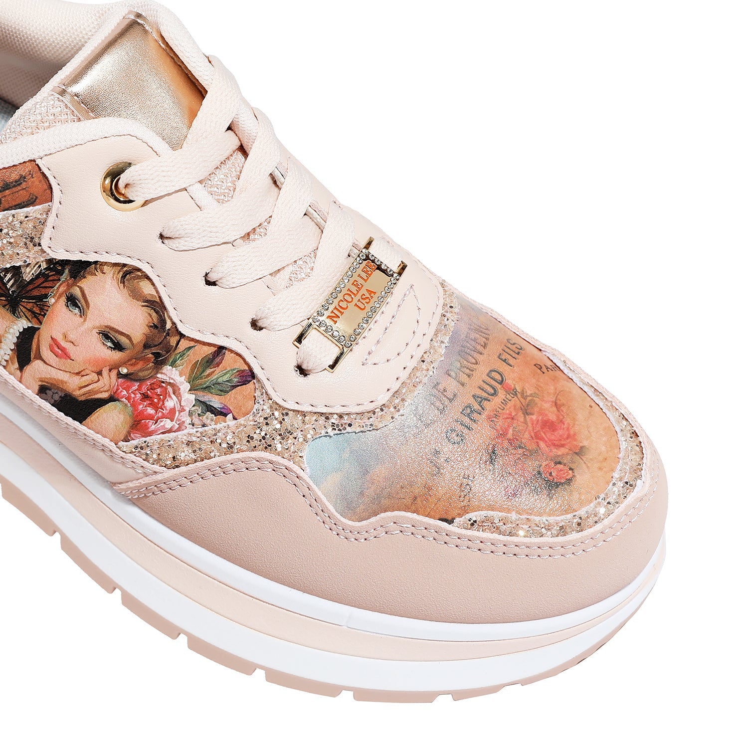 ZAPATILLAS BRILLANTES DE MODA (SABINA IMAGINES)