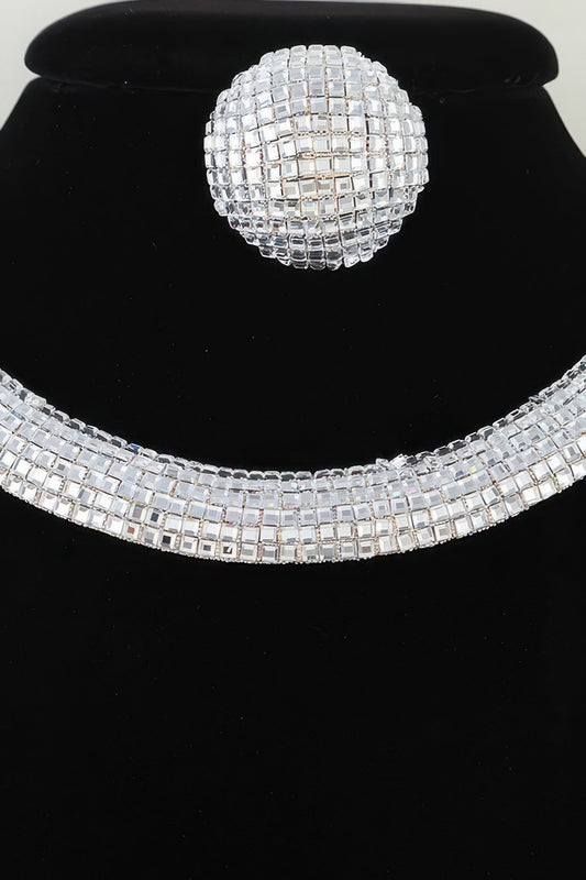Women's Necklace Set Choker BYMANYC ® New York TRIBECA DISCO - New Collection