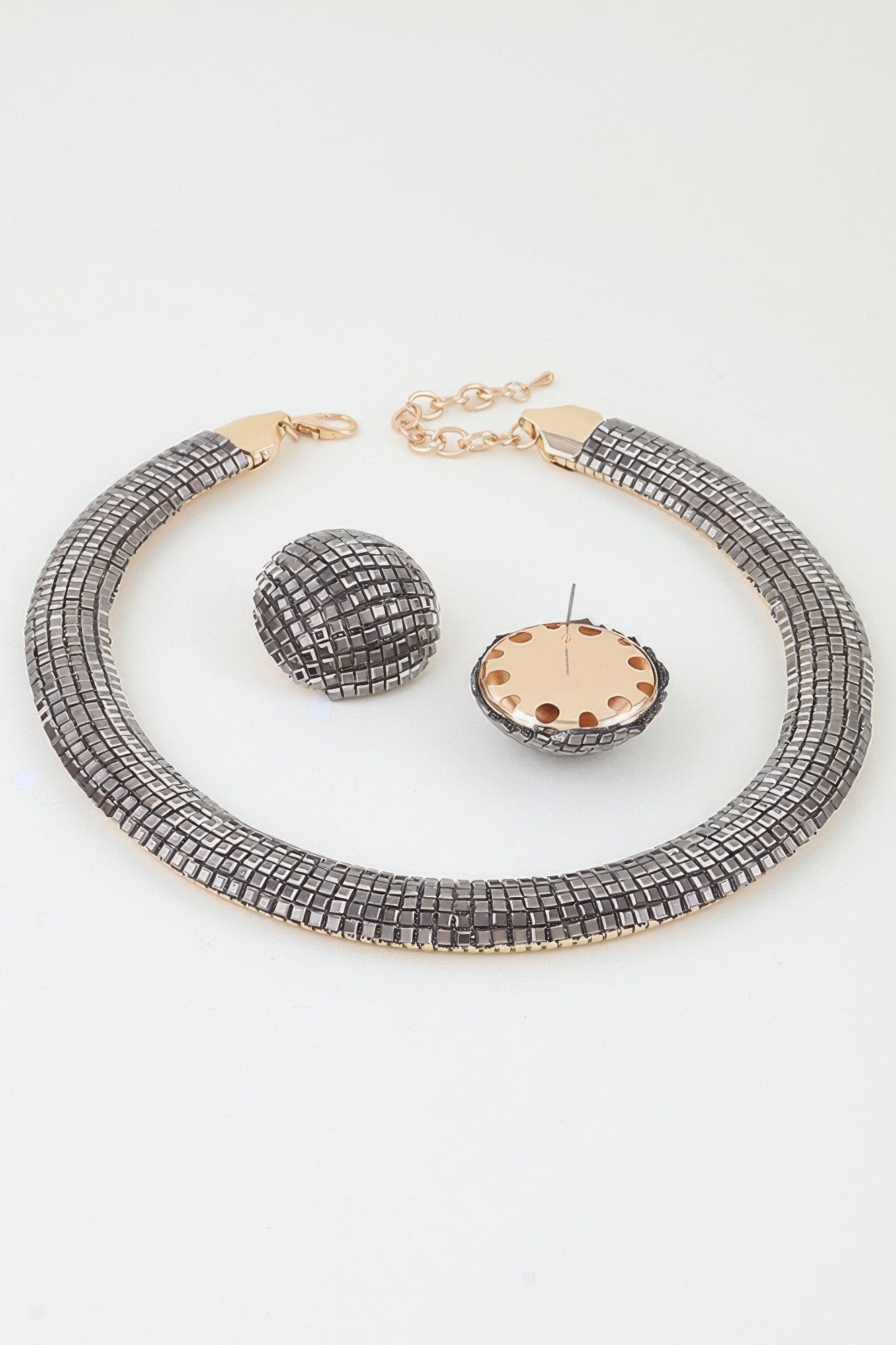 Women's Necklace Set Choker BYMANYC ® New York TRIBECA DISCO - New Collection