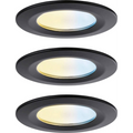 Paulmann LED-es mennyezeti lámpa, LED-es beépíthető lámpa 6 W Fekete (matt) (92446)