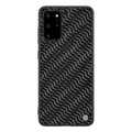 NILLKIN TWINKLE szilikon telefonvédő (közepesen ütésálló, műanyag hátlap, környezetbarát, csillogó) EZÜST [Samsung Galaxy S20 Plus 5G (SM-G986)]