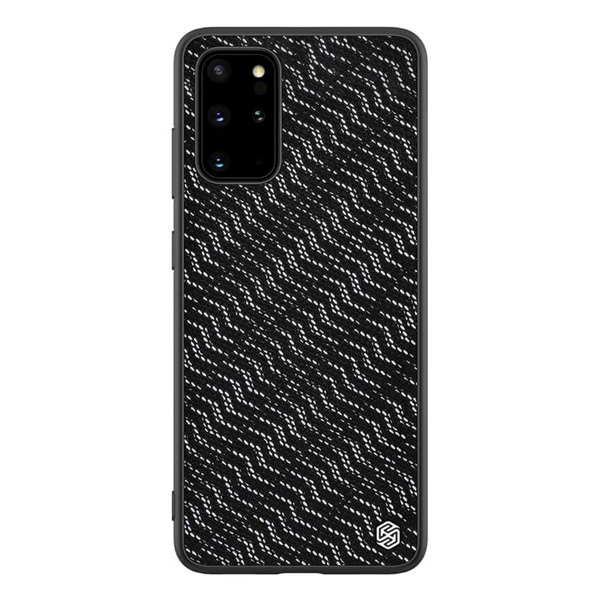 NILLKIN TWINKLE szilikon telefonvédő (közepesen ütésálló, műanyag hátlap, környezetbarát, csillogó) EZÜST [Samsung Galaxy S20 Plus 5G (SM-G986)]