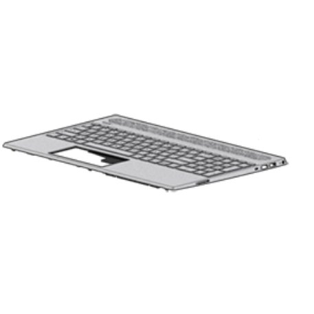 HP L35339-B31 laptop alkatrész Alapburkolat + billentyűzet