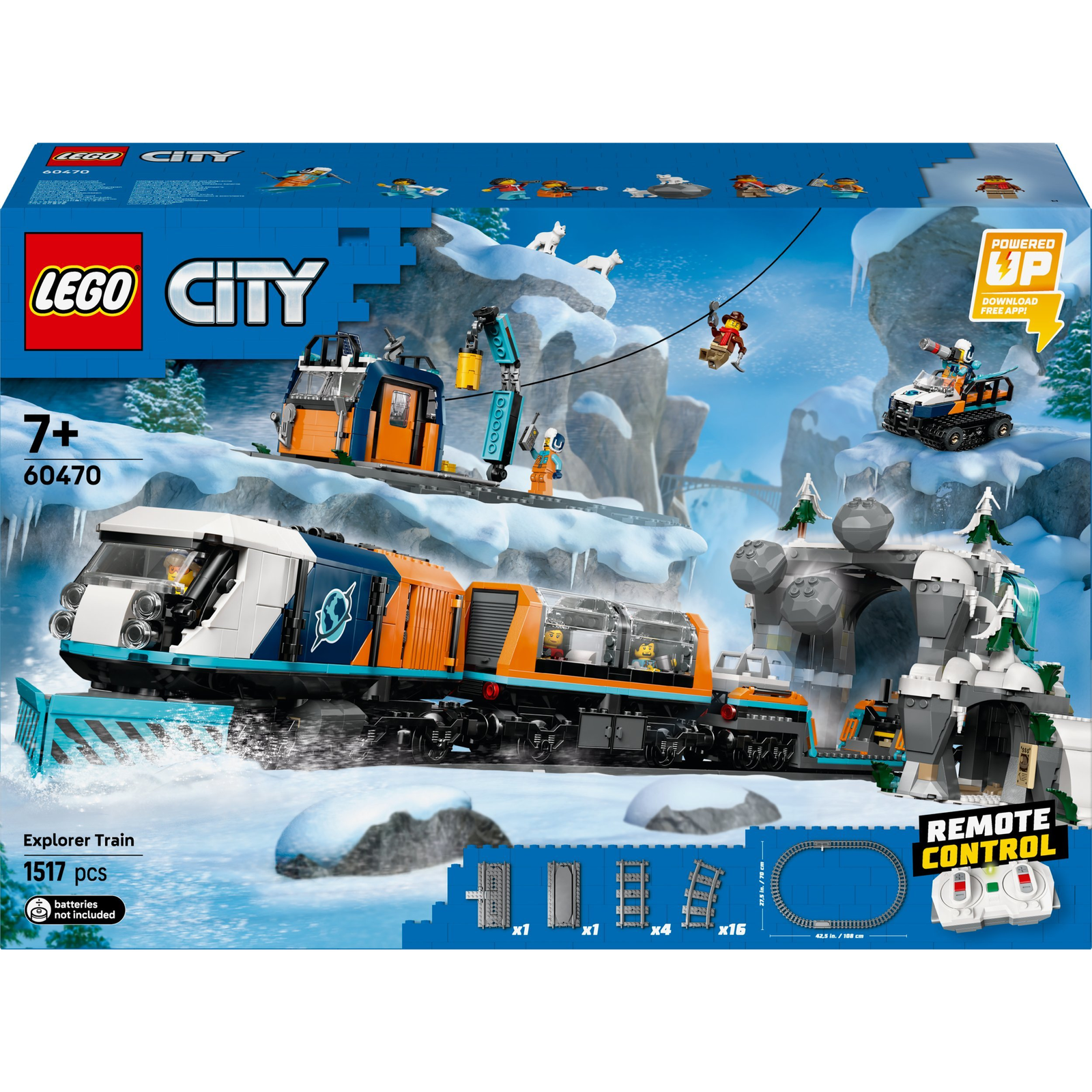 LEGO® City 60470 Felfedezők sarkvidéki expresszvonata