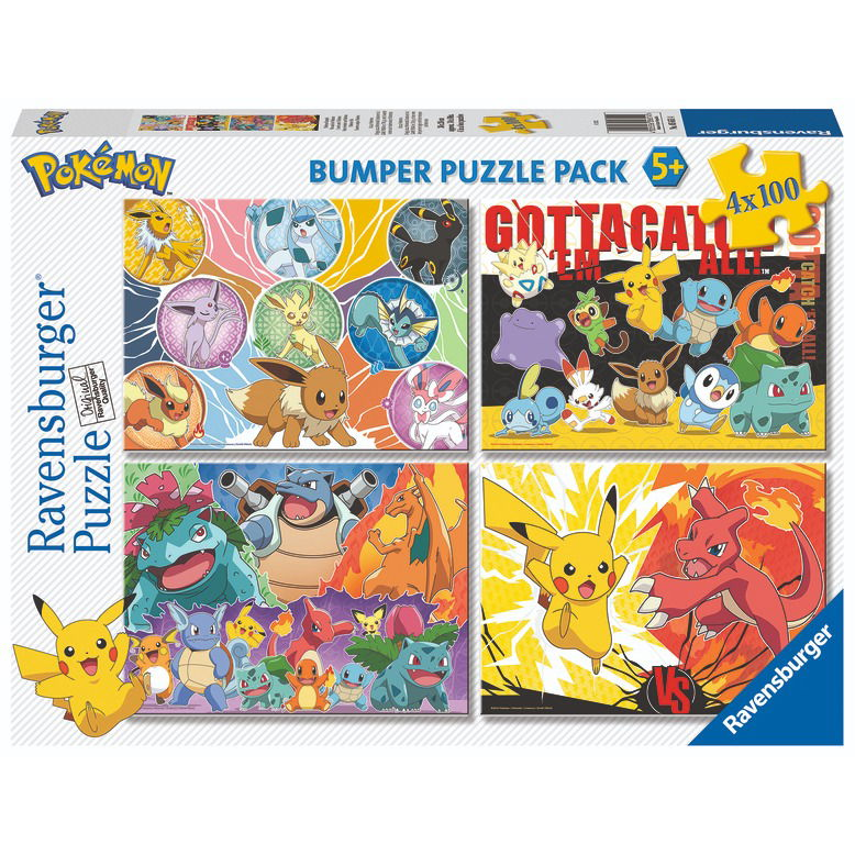 Ravensburger 056514 Pokémon 4x100 darab