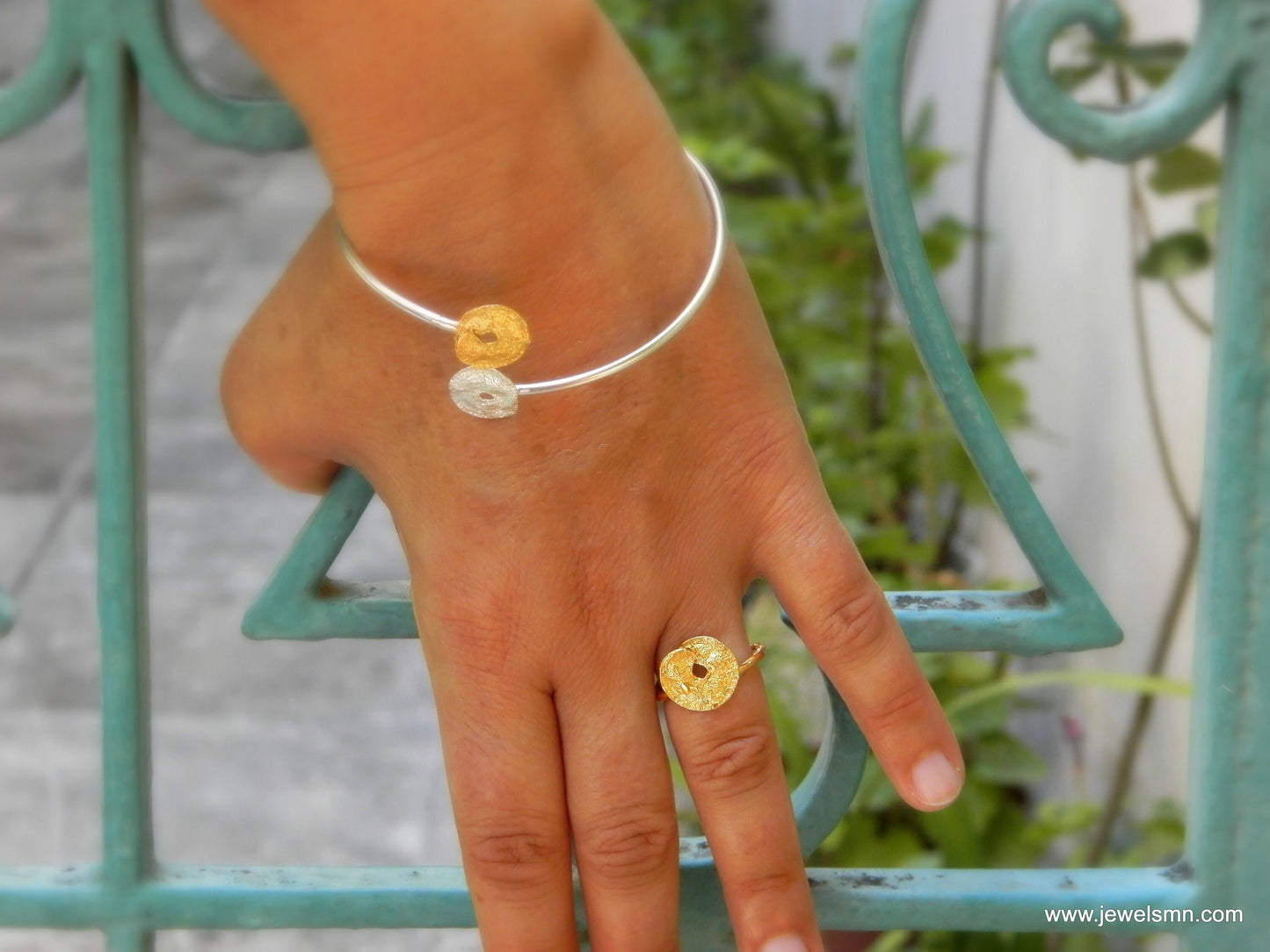 Real Tree Twig Leaf Ring, 14K Gold Plated Brass Jewelry, Handmade Minimalist Jewelry Gift, Birthday Gift for Women, Eco Boho Fashion