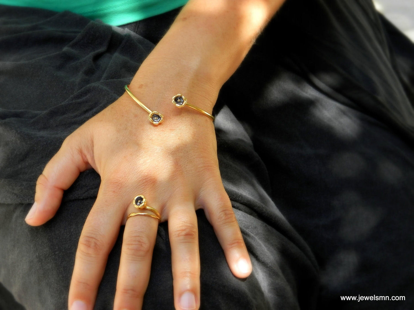 Lily Flower Arm Bracelet, 14K Gold Plated Brass Cuff, Handmade Minimalist Jewelry Gift, Birthday Gift for Her, Boho Fashion Accessory