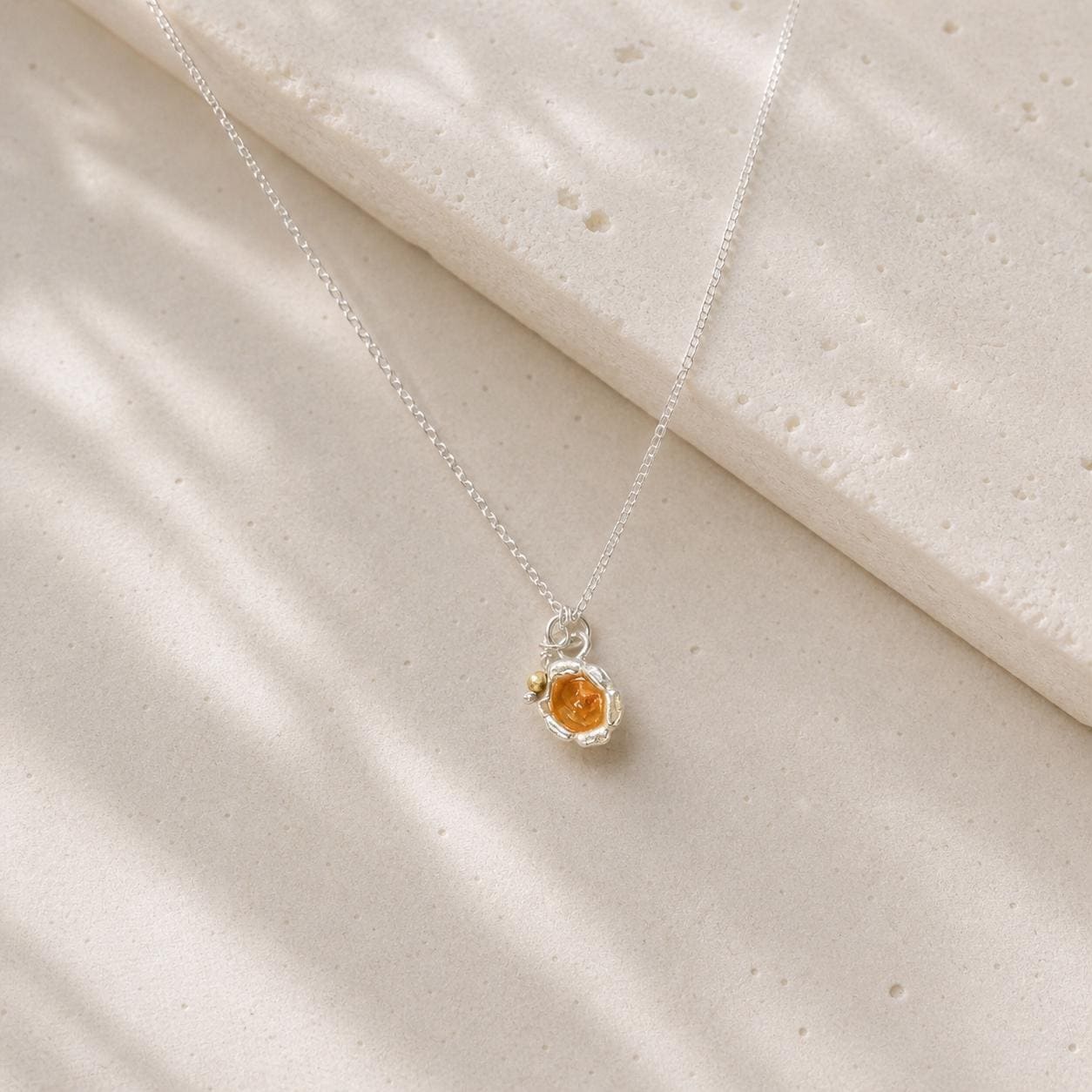 Real Lily of the Valley Flower Necklace, Sterling Silver 925 Pendant, Handmade Minimalist Jewelry Gift, Birthday Gift for Women, Boho Style