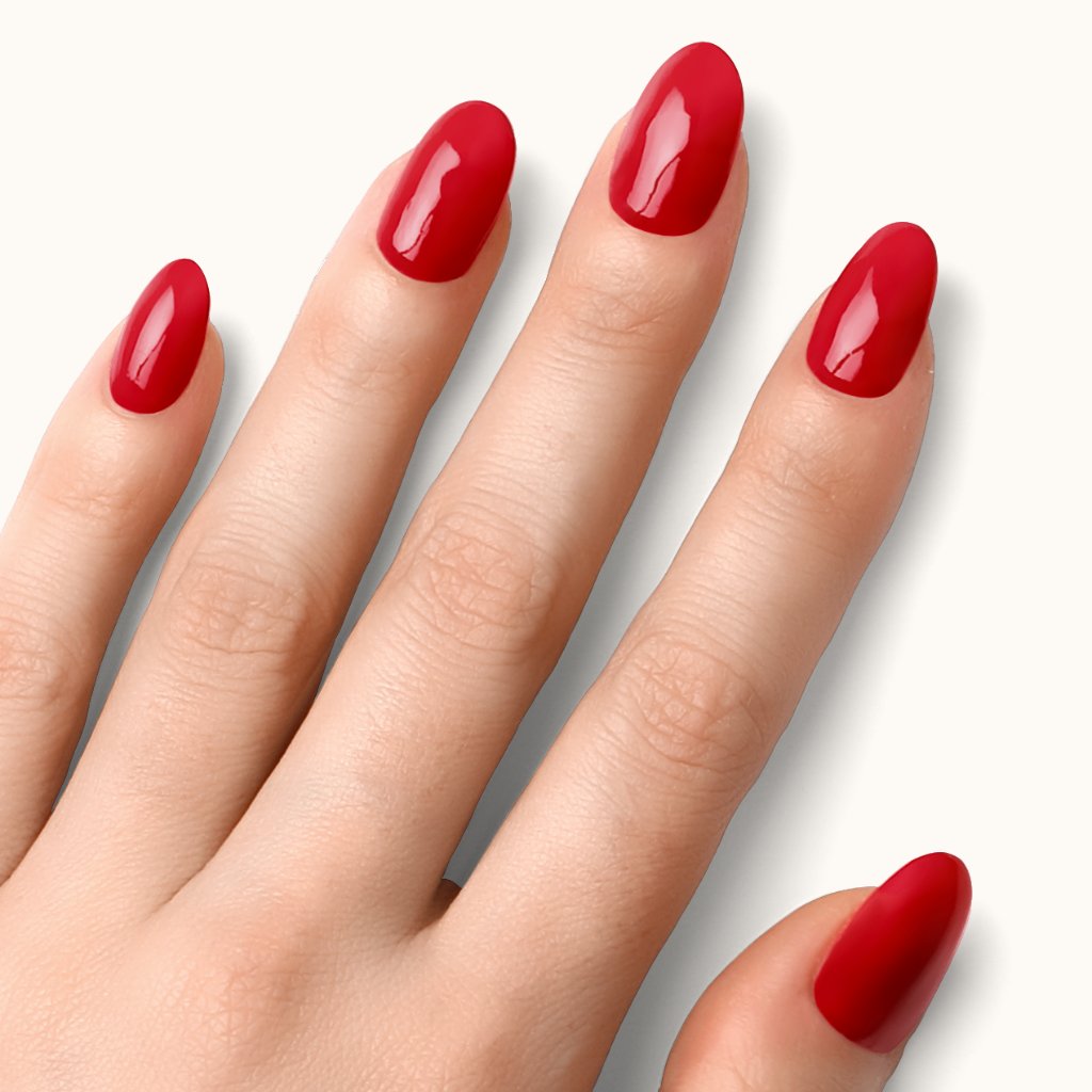 Láminas de Gel  - Crimson Red - Nooves Nails