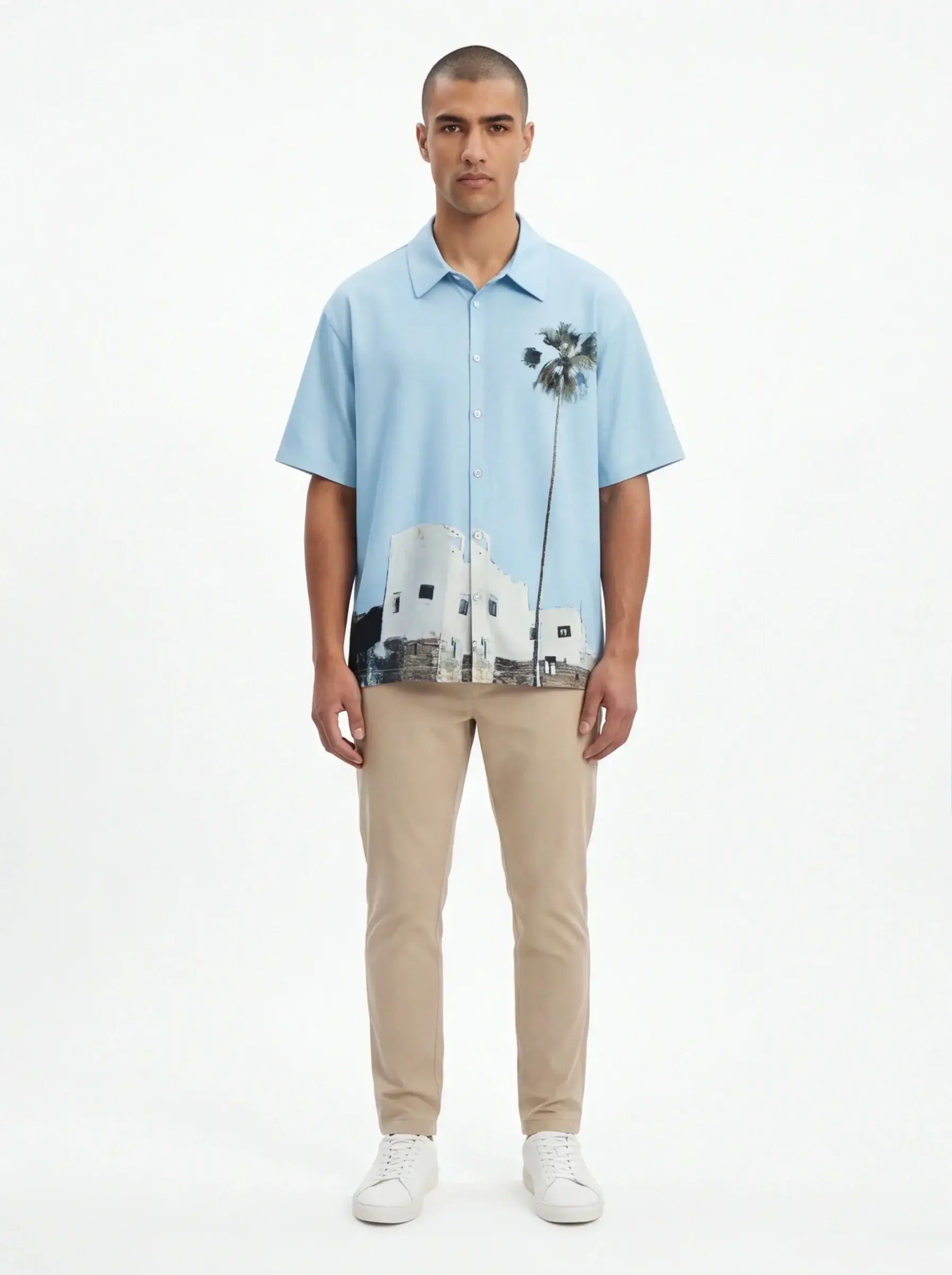 Minimalist Taupe Shirt
