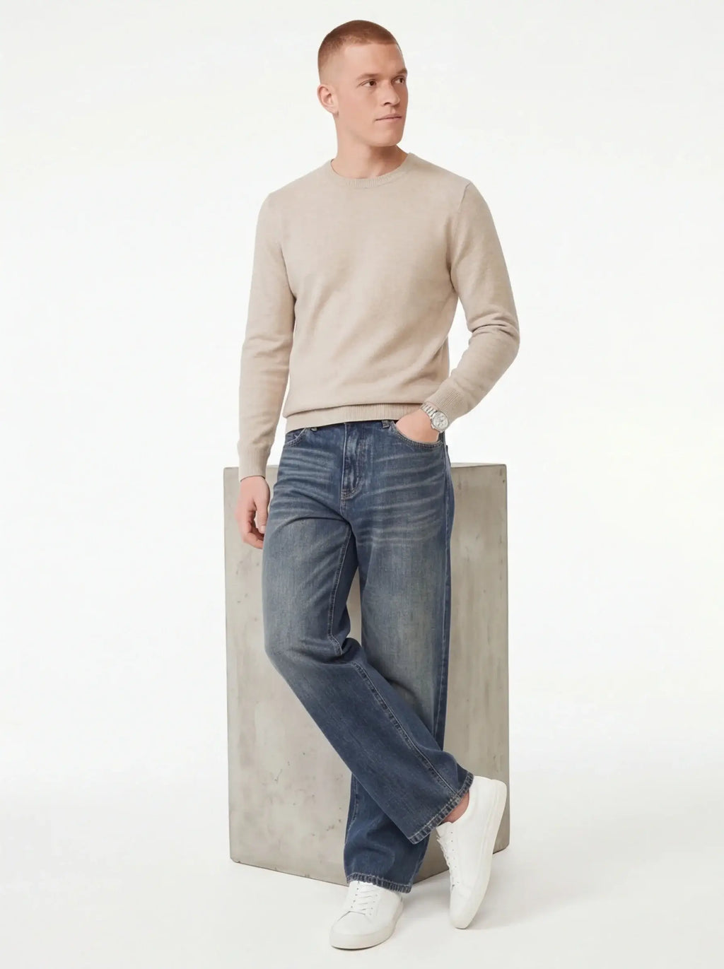Bespoke Ivory Denim