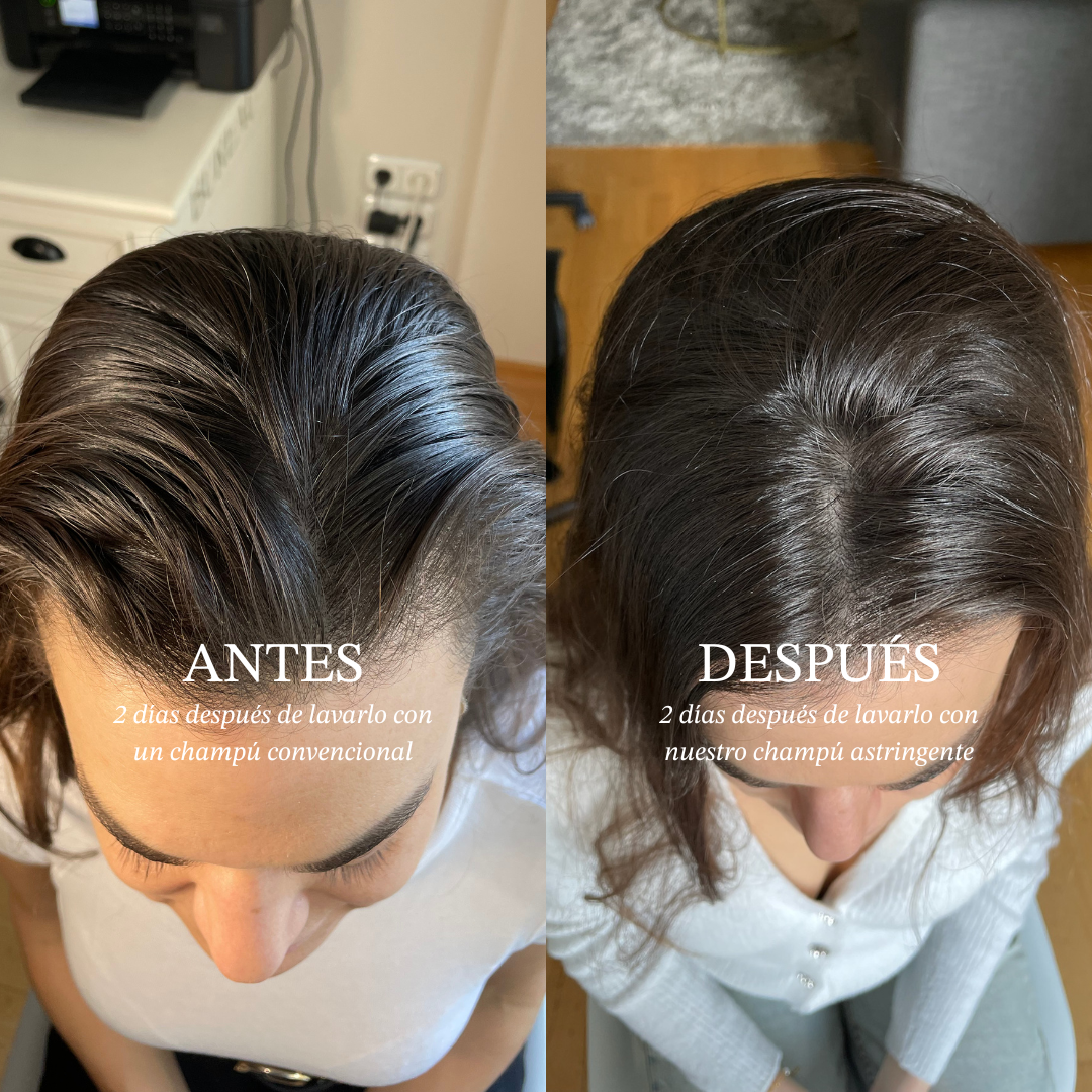 Detox routine for oily roots
